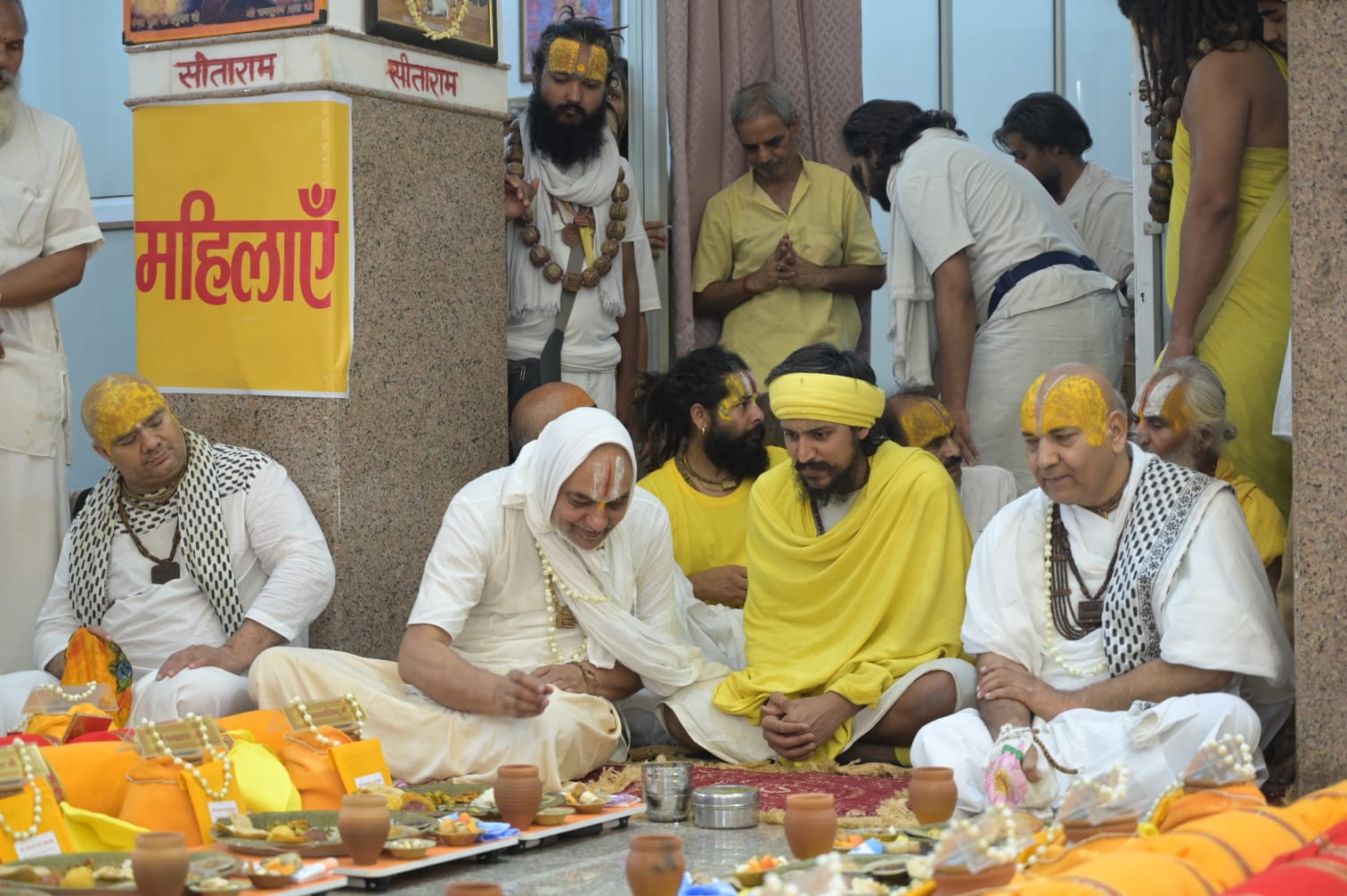 At Jatheri Dhaam with Hit Parikar