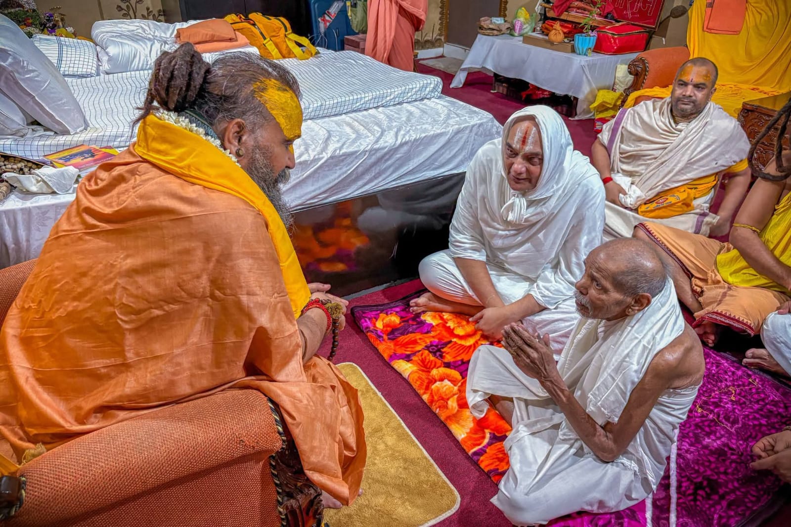 With Shri Malook Peeth Maharaj